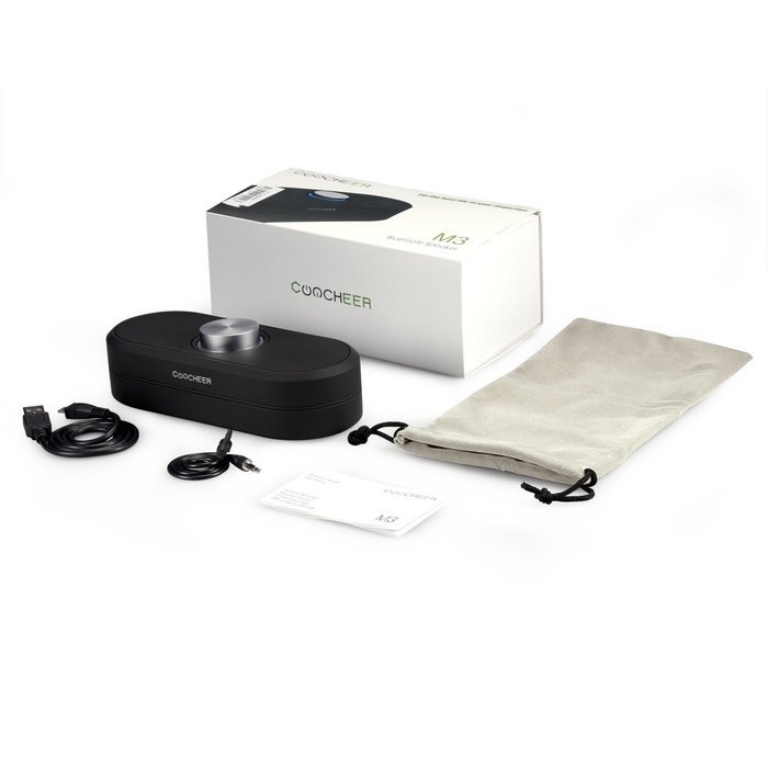 Coocheer Portable Powerful Sound Upgraded NFC Wireless Bluetooth Speaker Built in Microphone N6