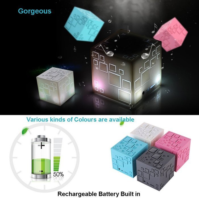 DLDT Portable Mini Speakers Bluetooth Speaker Cute Wireless Bluetooth Technology TF Card Supported Speaker for... N5