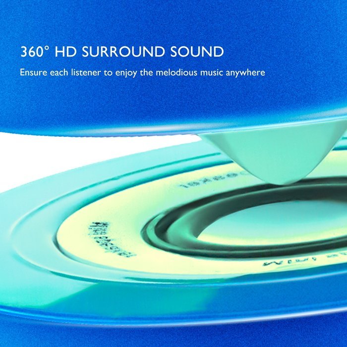 Portable Bluetooth Wireless Stereo Speaker with Touch Button LED Light Build-in Microphone Support Hands-free... N8