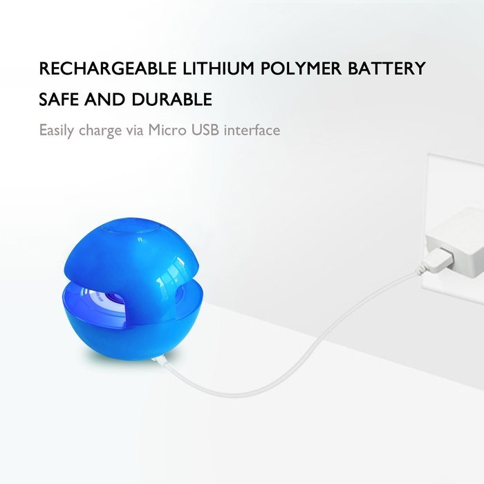Portable Bluetooth Wireless Stereo Speaker with Touch Button LED Light Build-in Microphone Support Hands-free... N14