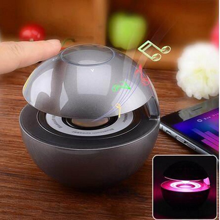 Portable Bluetooth Wireless Stereo Speaker with Touch Button LED Light Build-in Microphone Support Hands-free... N28