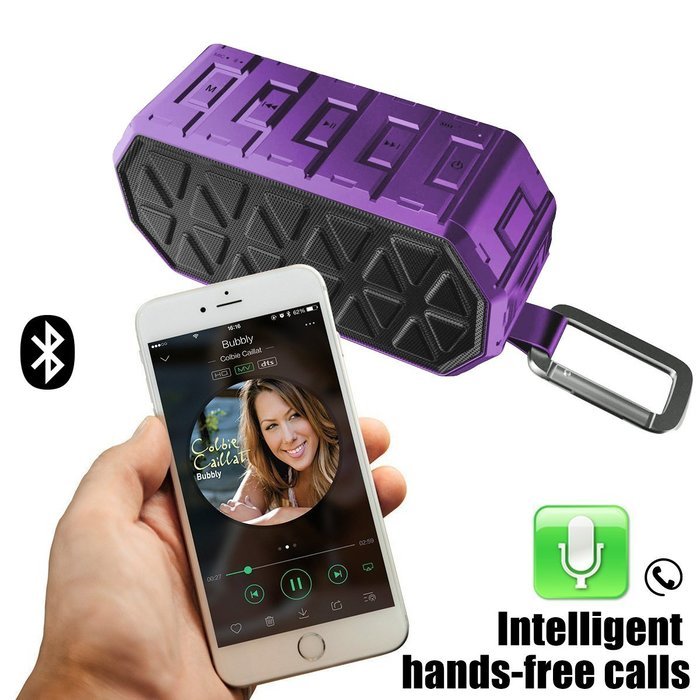 Bluetooth Speaker V4.0 Barsone Retro Portable and Waterproof Crashproof Dustproof Wireless Bluetooth Speaker for... N3