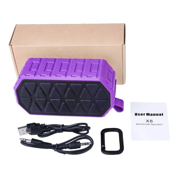 Bluetooth Speaker V4.0 Barsone Retro Portable and Waterproof Crashproof Dustproof Wireless Bluetooth Speaker for... N7