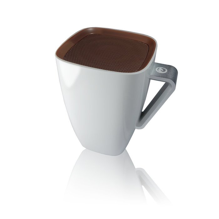 Music Cup Ultra Portable NFC Wireless Bluetooth Speaker - Piano White - Better Sound and Volume - Perfect Holiday... N2