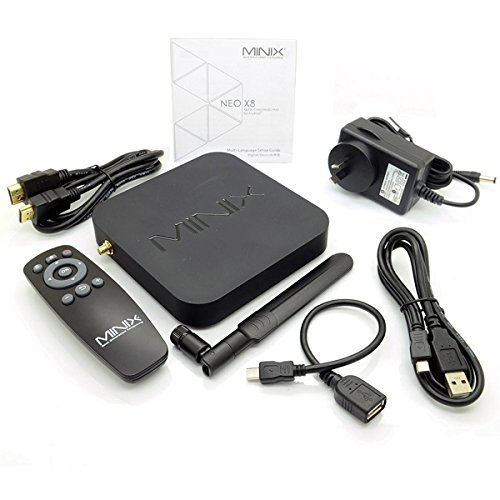 MINIX NEO X8 Smart TV Box Quad Core Android 4.4 2GB 8GB 4k XBMC Dual Band WIFI TV Stick N4