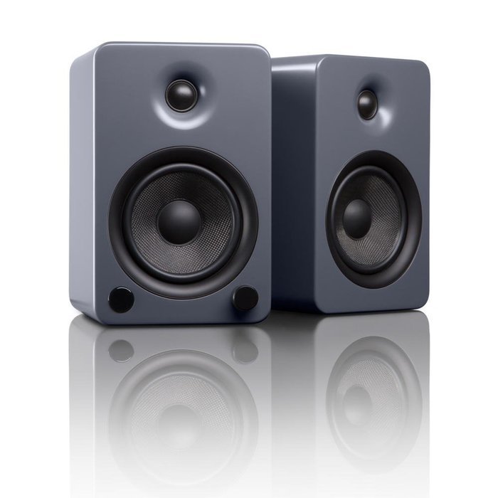 Kanto YU5 5.25" 2-Way Powered Bookshelf Speakers with aptX Bluetooth 4.0 - Gloss White (YU5GW) N4