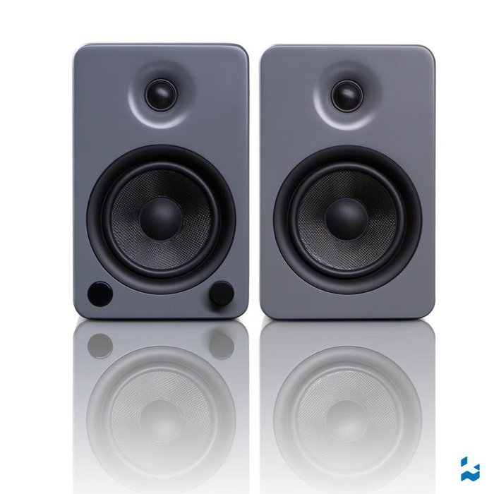 Kanto YU5 5.25" 2-Way Powered Bookshelf Speakers with aptX Bluetooth 4.0 - Gloss White (YU5GW) N6