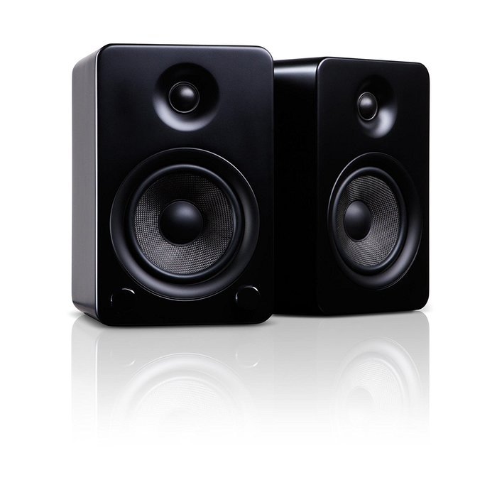 Kanto YU5 5.25" 2-Way Powered Bookshelf Speakers with aptX Bluetooth 4.0 - Gloss White (YU5GW) N15