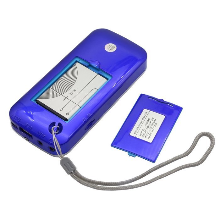 AMPSEVEN Portable AM/FM/SW 3 Band Radio Speaker USB MP3 Music Player Support Memory Delete,TF Card Slot(Red258) N58