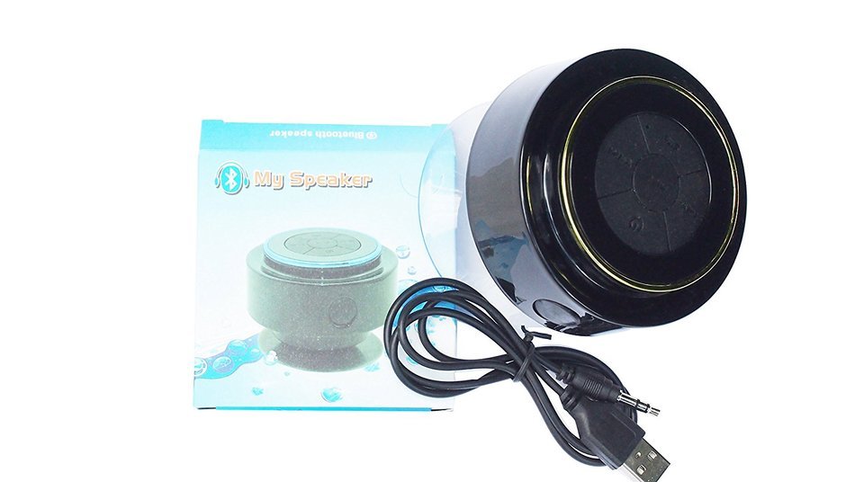 FYX BT-WT-002 CylinBT Class 7 Waterproof Wireless Bluetooth Shower Speaker Handsfree Speakerphone for iPhone 5s... N4