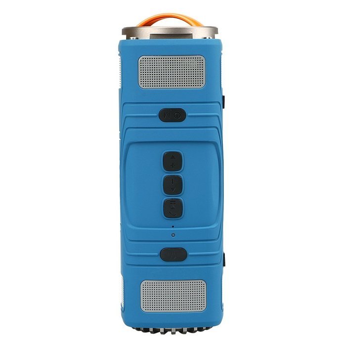 Midas-Link Wireless Bluetooth Thunder Outdoor Waterproof Dustproof Drop-proof LED Light Speaker (Navy)