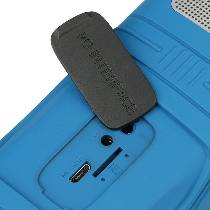 Midas-Link Wireless Bluetooth Thunder Outdoor Waterproof Dustproof Drop-proof LED Light Speaker (Navy) N4