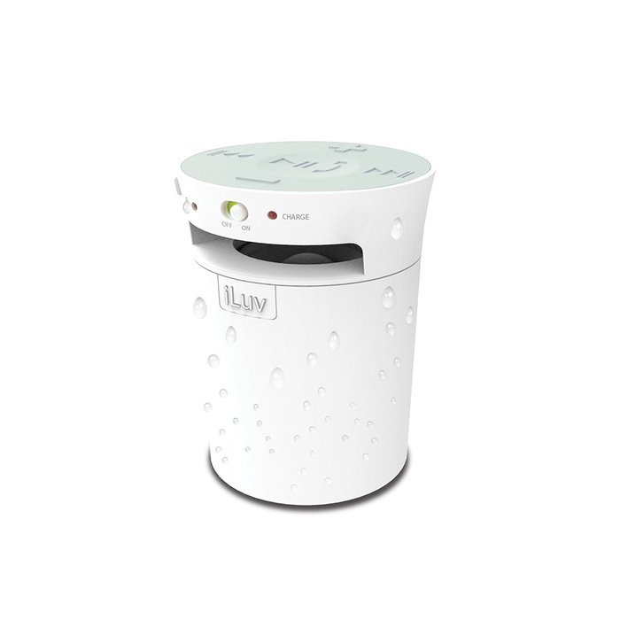iLuv MobiCup (iSP165) Splash-resistant wireless Bluetooth speaker and speakerphone-Blue N15
