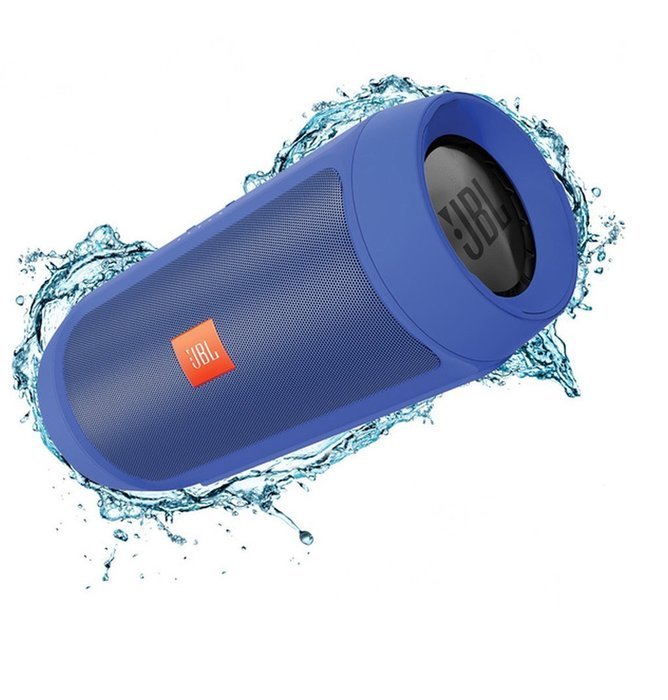 Splashproof Bluetooth Speaker, Blue, 6000mah Rechargeable Battery, Speakerphone, Social Mode, Up To 12 Hours Playing...