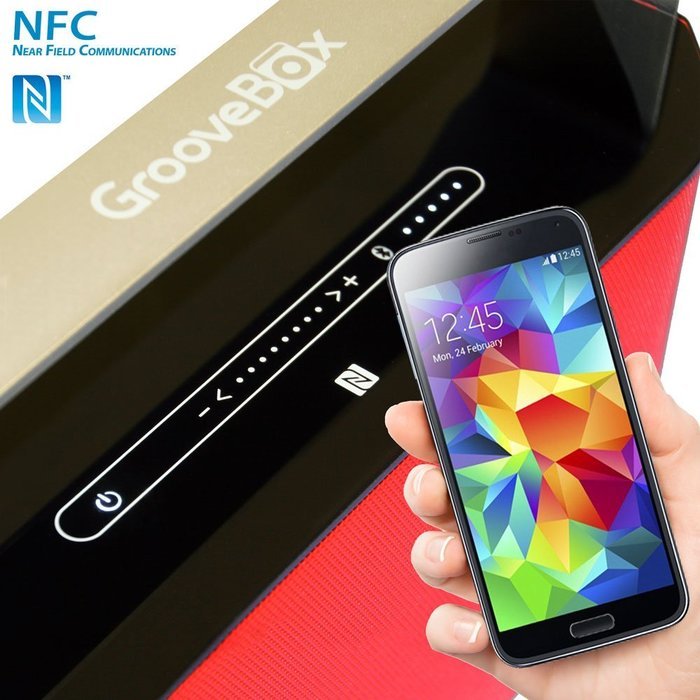 Wireless Bluetooth Speaker - GrooveBox White N9