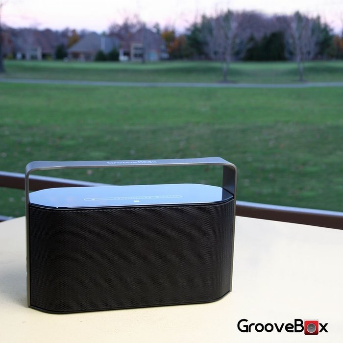 Wireless Bluetooth Speaker - GrooveBox White N15