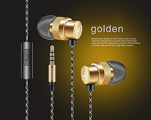 BEEVO EM290 Metal In Ear Heaphones For iPhone 6 6S Plus Android Smartphone Color White N3