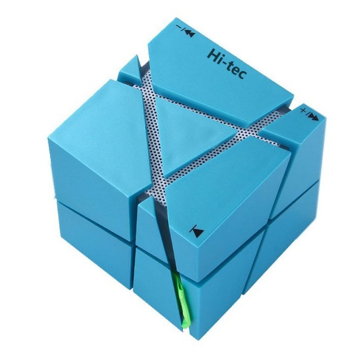 Bluetooth Speaker, Hi-tec Led Light Cube Portable Bluetooth Speaker with Fm Radio 30, Build-in Microphone, Work... N8