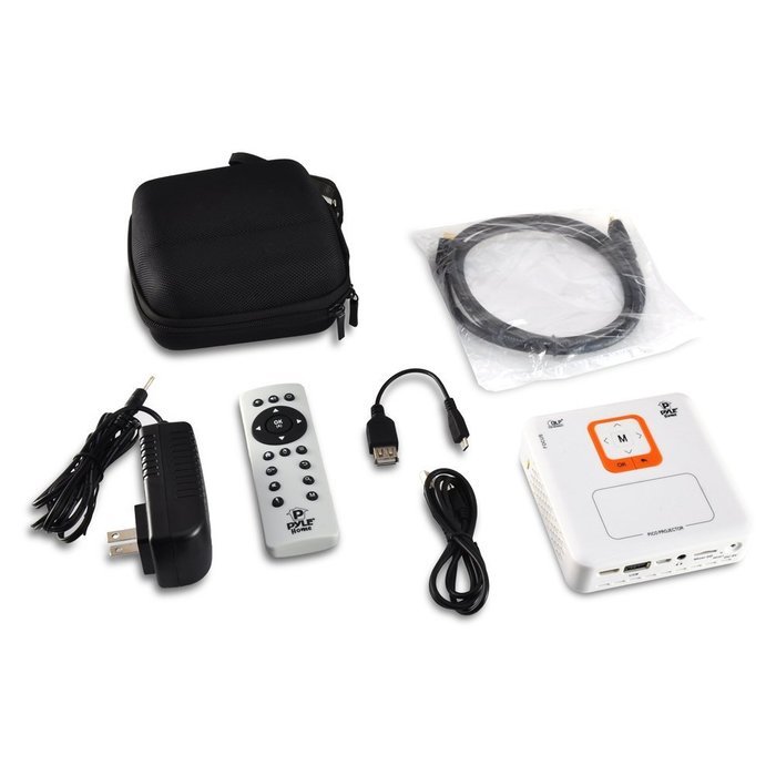 Pyle Smart Mini Pocket Portable Projector with Built-In Android PC, Speakers, Bluetooth Connectivity, Wi-Fi Access... N5
