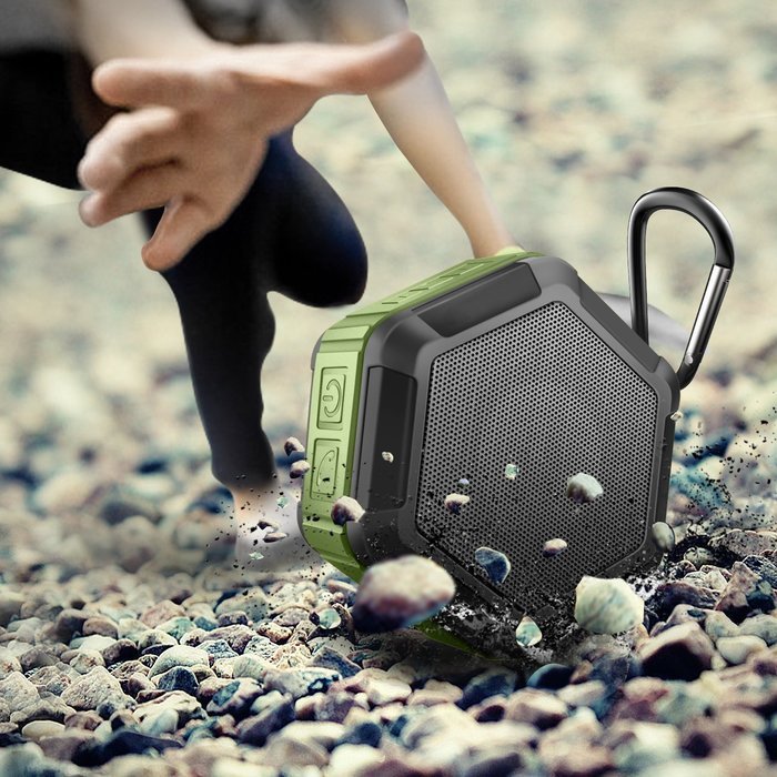 Bluetooth Speakers, HugeTree Protable Wireless Bluetooth 4.0 Best Outdoor Shower Speaker with IP67 Waterproof... N8