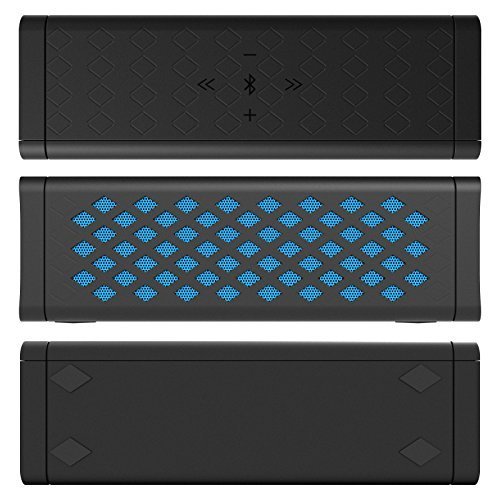 Bluetooth Speakers, Francois et Mimi Elite RuggeX Portable Wireless Waterproof Bluetooth Speakers (Blue) N8