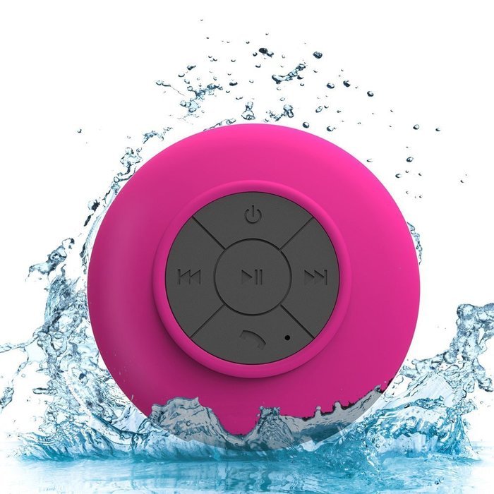 [KAMII] Waterproof Bluetooth Portable Audio System Bluetooth Wireless Waterproof Speaker with Built-in Mic (Black) N6