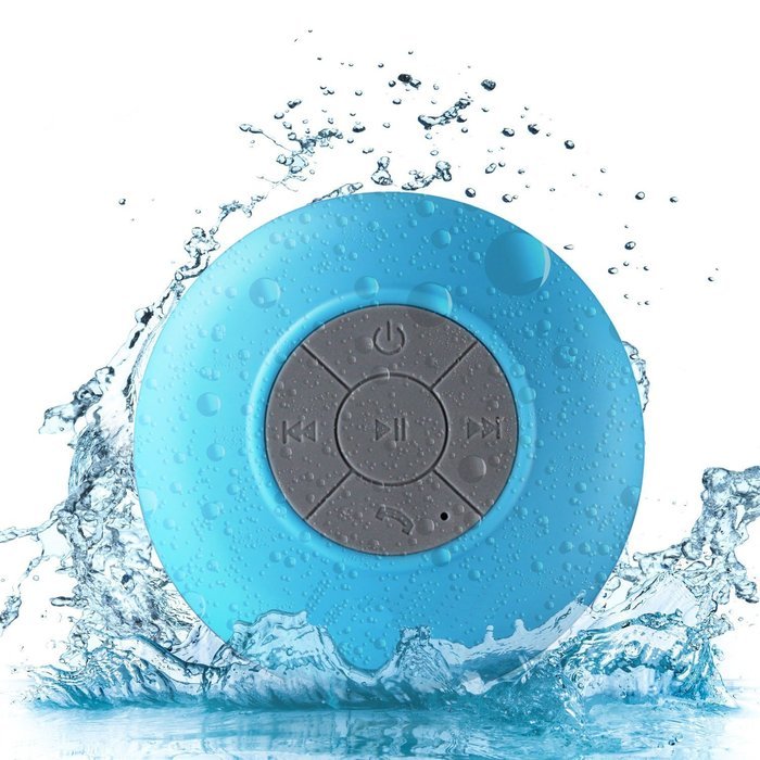 [KAMII] Waterproof Bluetooth Portable Audio System Bluetooth Wireless Waterproof Speaker with Built-in Mic (Black) N10