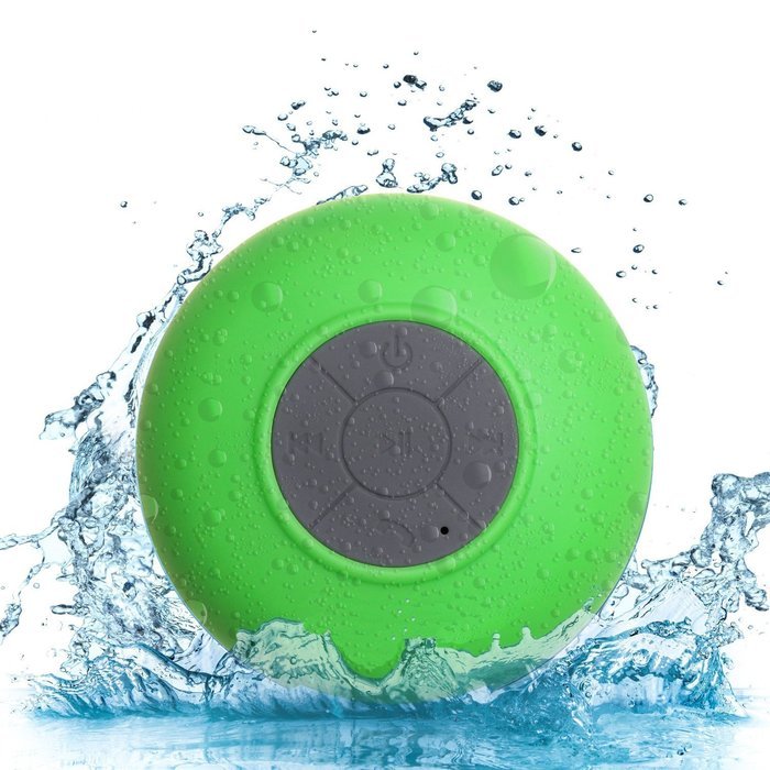 [KAMII] Waterproof Bluetooth Portable Audio System Bluetooth Wireless Waterproof Speaker with Built-in Mic (Black) N15