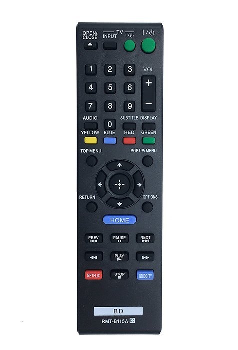 New Vinabty RMT-B115A Replaced Remote for Sony DVD Player Blu-ray BDP-S480 BDP-580 BDP-S2100 BDP-S570/WM BDP-BX57...