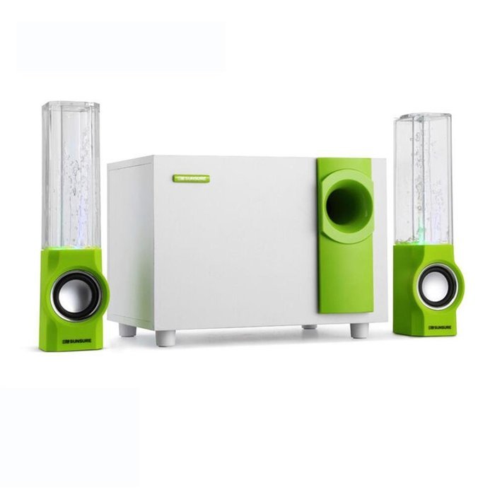 CREATESTAR Fountain Water Dance Speaker subwoofer 2.1 Creative Desktop PC Multimedia Wireless Bluetooth CSR 4.0...