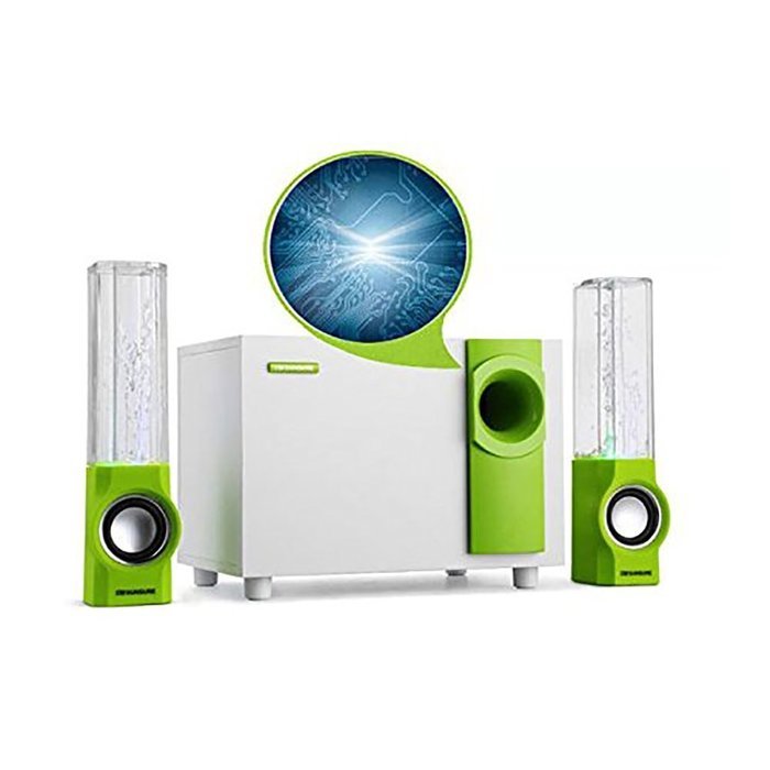CREATESTAR Fountain Water Dance Speaker subwoofer 2.1 Creative Desktop PC Multimedia Wireless Bluetooth CSR 4.0... N5
