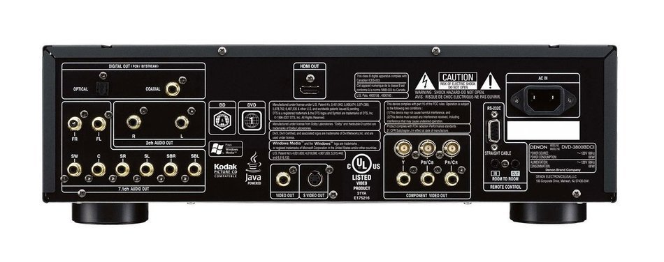 Denon DVD-3800BDCI Blu-ray Disc DVD/CD Player N2