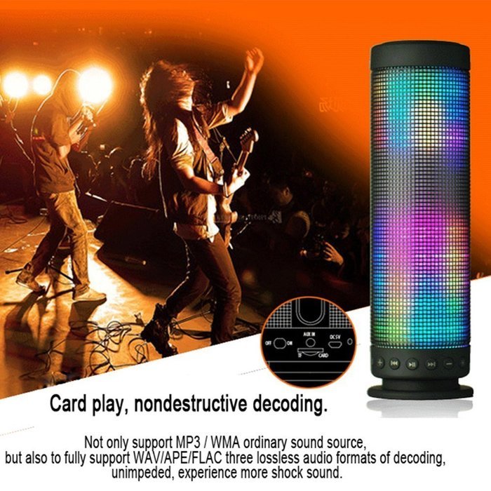 Qcute Ultra Portable Wireless Pulse Bluetooth Speaker for Ipod,ipad,iphone,mp3,laptop,android Smart Phone,dancing... N6