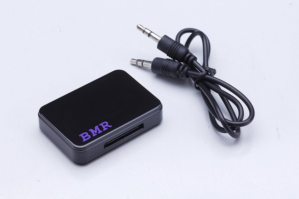 BMR Bluetooth A2DP Wireless Portable Transmitter (Connect to 3.5mm Audio Devices, Pair with Bluetooth Receiver... N5
