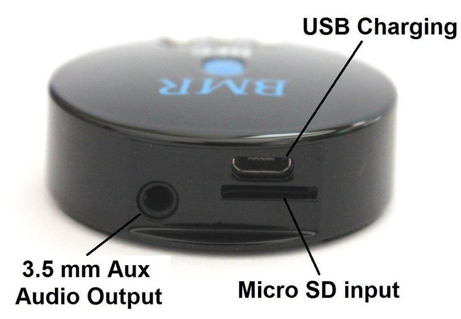 BMR Bluetooth A2DP Wireless Portable Transmitter (Connect to 3.5mm Audio Devices, Pair with Bluetooth Receiver... N12