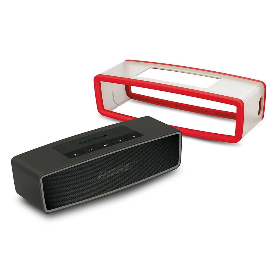 Bose&reg; SoundLink&reg; Mini Bluetooth&reg; Speaker II Carbon Bundle w/ Red Soft Cover