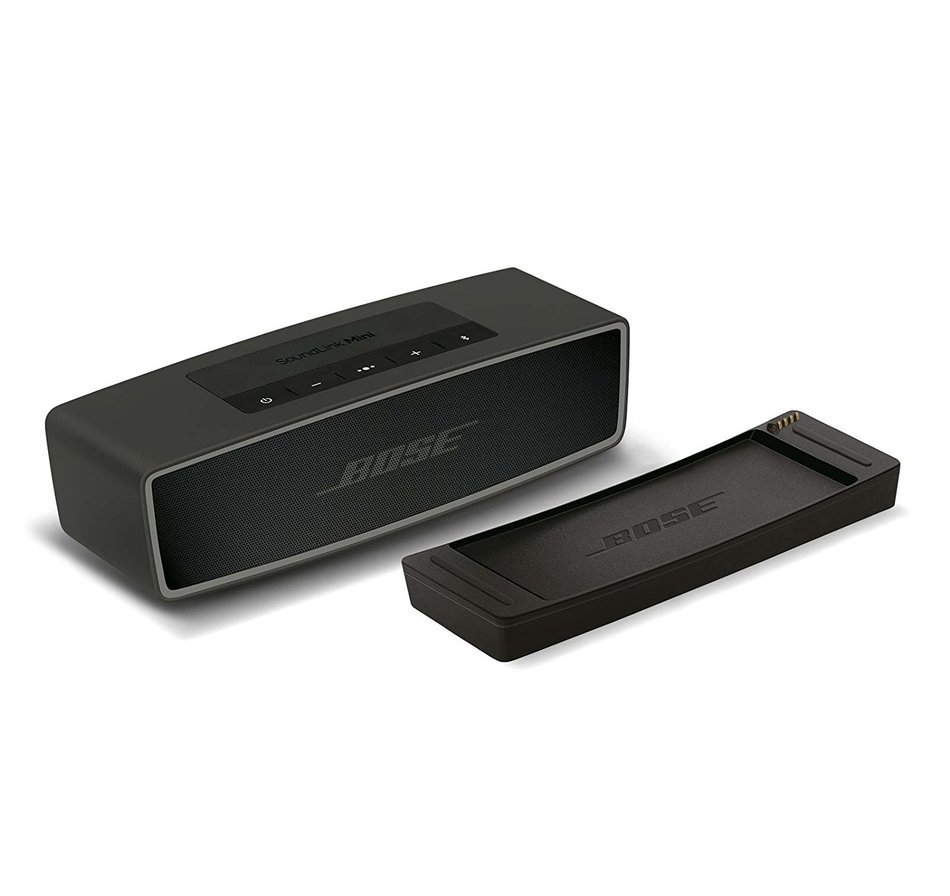 Bose&reg; SoundLink&reg; Mini Bluetooth&reg; Speaker II Carbon Bundle w/ Red Soft Cover N3