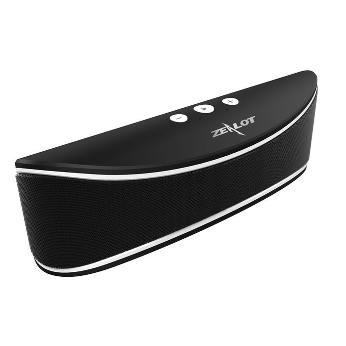 Bluetooth Speakers Zealot S2 Dual Drivers 2xPassive Subwoofer Portable Wireless Speaker Multi-function Micro SD...