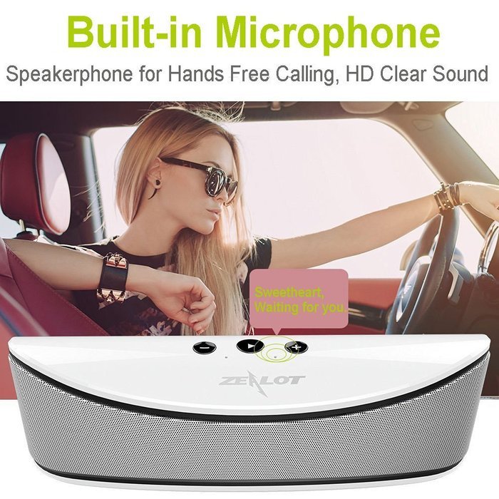 Bluetooth Speakers Zealot S2 Dual Drivers 2xPassive Subwoofer Portable Wireless Speaker Multi-function Micro SD... N16