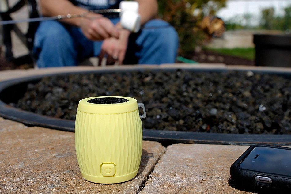 WAAV Rocker Mini Bluetooth Speaker for iOS (Yellow), iPhone, iPod, iPad and Android devices (works with any bluetooth... N2
