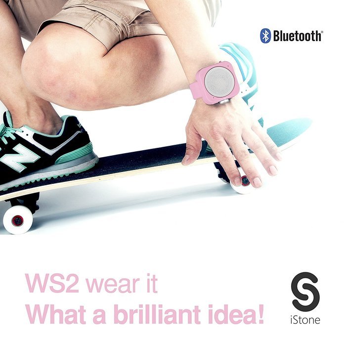 iStone WS2 Portable Wearable Wireless Bluetooth Speaker, Watch Speaker, NFC Tech，Hands-free Call, Micro SD Card... N6