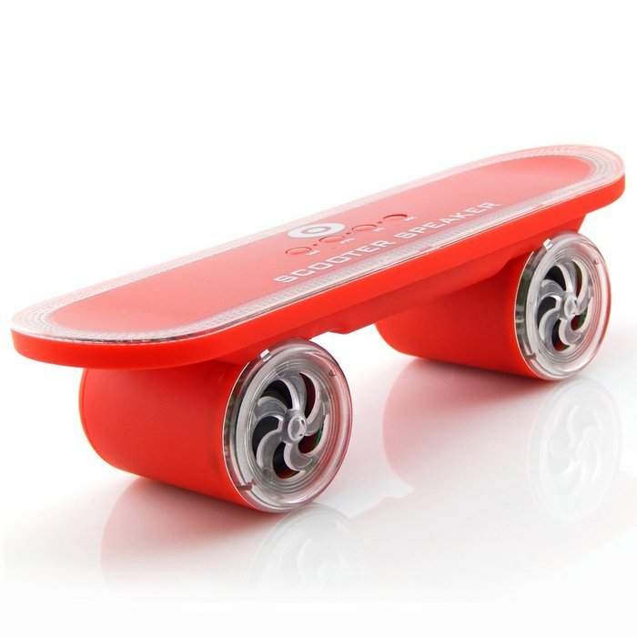 ER CHEN(TM) Scooter Bluetooth 3.0 Wireless Speaker with Led Light,Skateboard Stereo Speakers Portable MP3 Player... N3