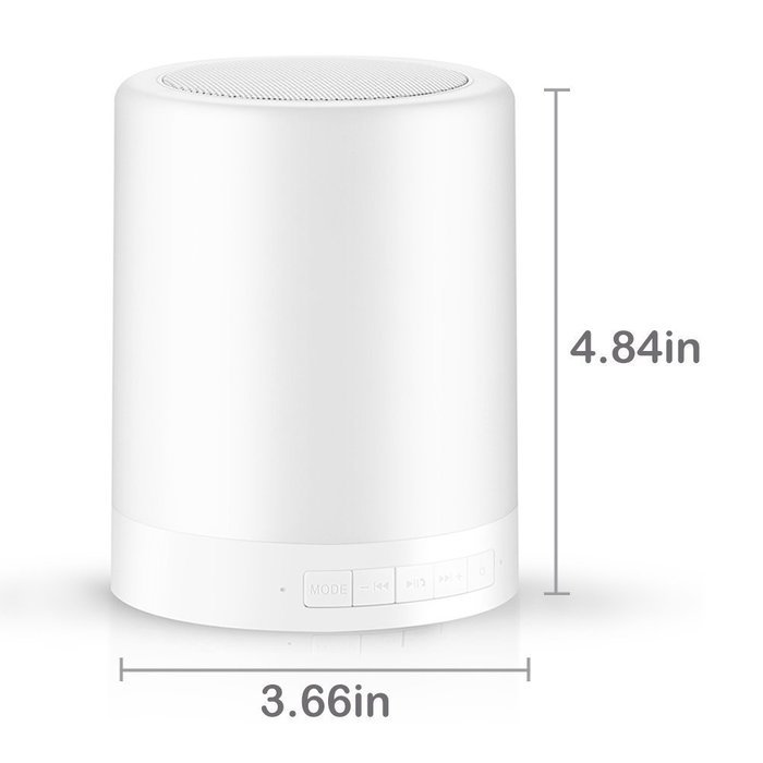 Kings & Queens Wireless Portable Multifunctional Bluetooth Speaker with Smart Touch LED Mood Lamp, Muisc Player... N5
