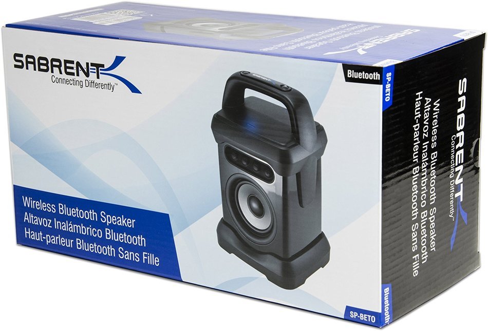 SABRENT Water-Resistant Wireless Bluetooth Speaker N12