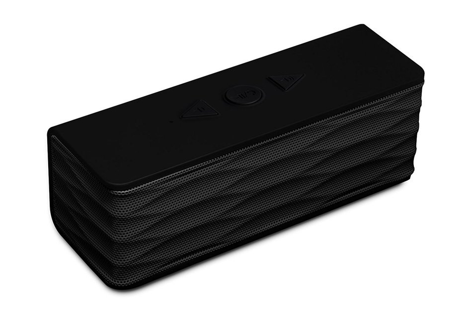 Latte BC235DBLK SoundMagic boom Portable Bluetooth Speaker with a Built-In Microphone and 2 Speakers (Black) N4