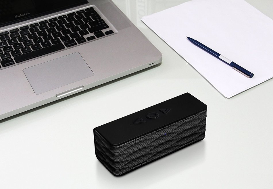 Latte BC235DBLK SoundMagic boom Portable Bluetooth Speaker with a Built-In Microphone and 2 Speakers (Black) N7