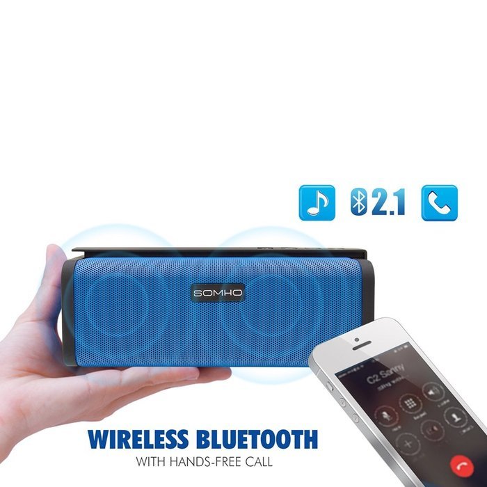 Mini Bluetooth Speakers, HLS S311 10W Dual-Driver Portable Wireless Stereo Outdoor Speaker with FM Radio, Micro... N7