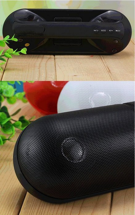 RioRand Pill XL Portable Bluetooth Speaker - Black N3