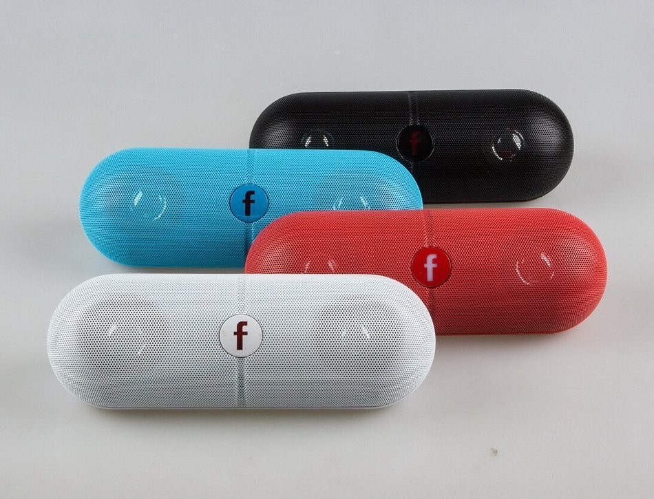 RioRand Pill XL Portable Bluetooth Speaker - Black N7
