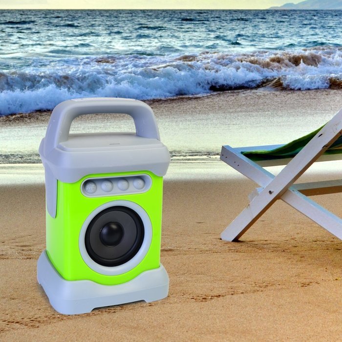 Ivation Bluetooth Waterproof Wireless Speaker for Music, Radio & Podcasts - Perfect in Shower, at the Beach, Bath... N4